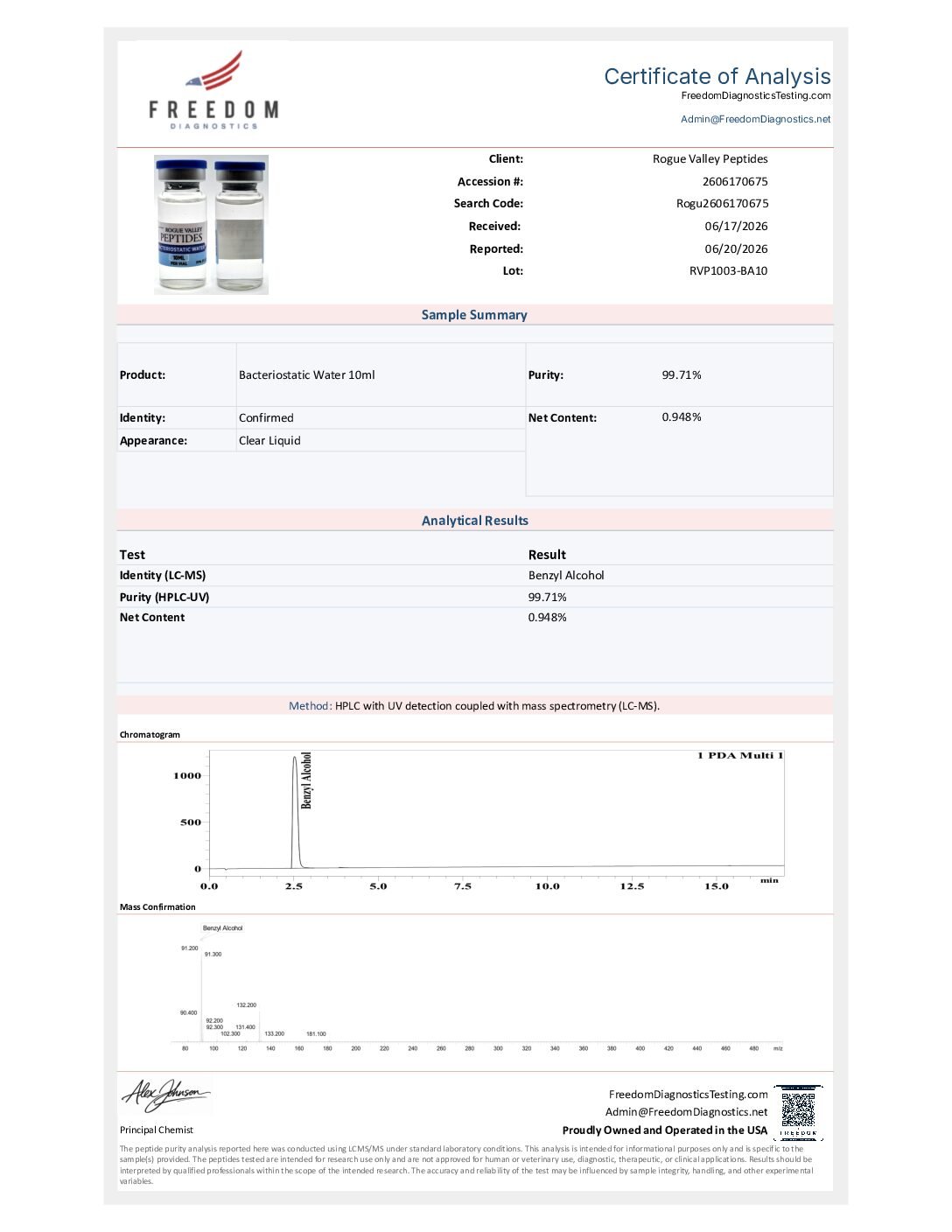 Bacteriostatic Water 10ml - Image 3