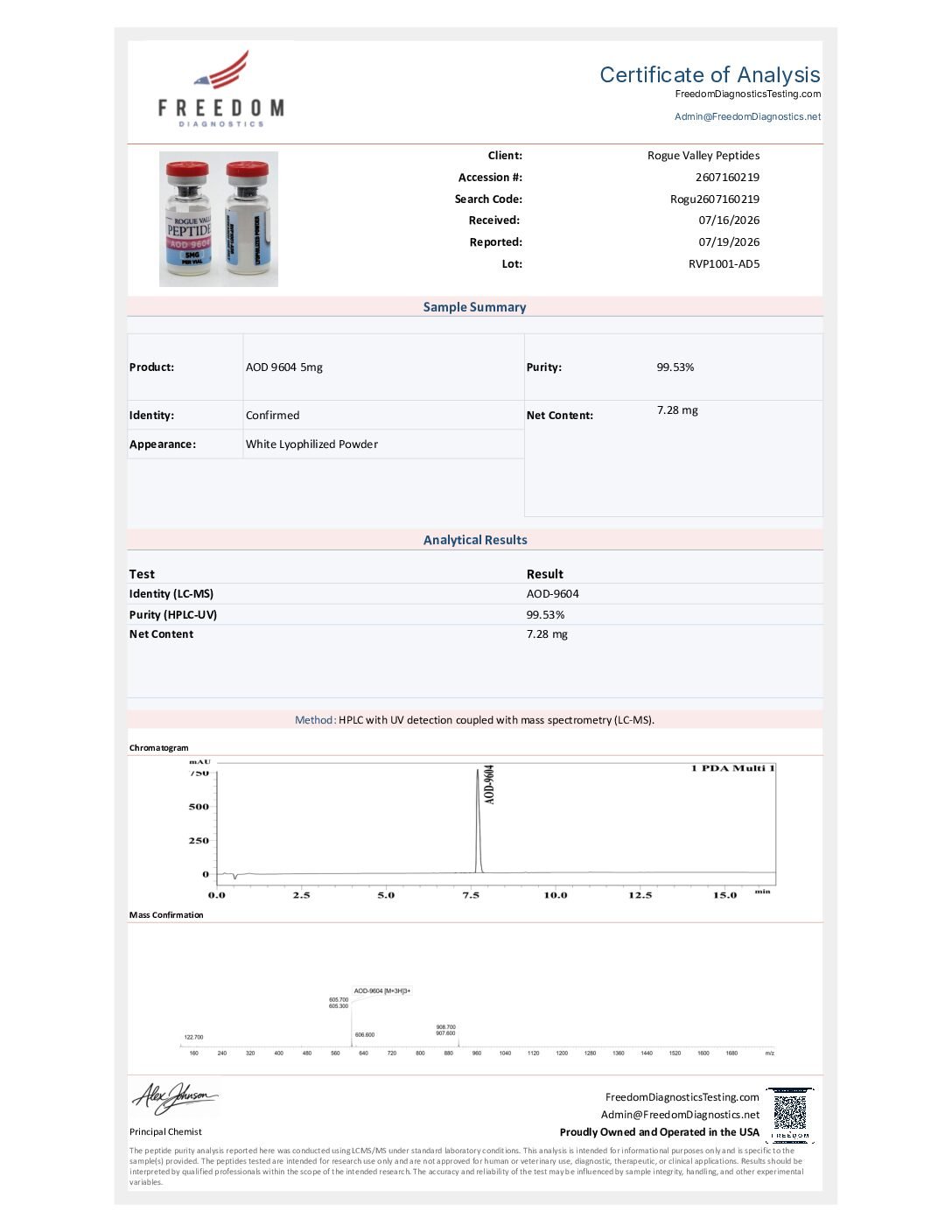 AOD 9604 5MG - Image 2