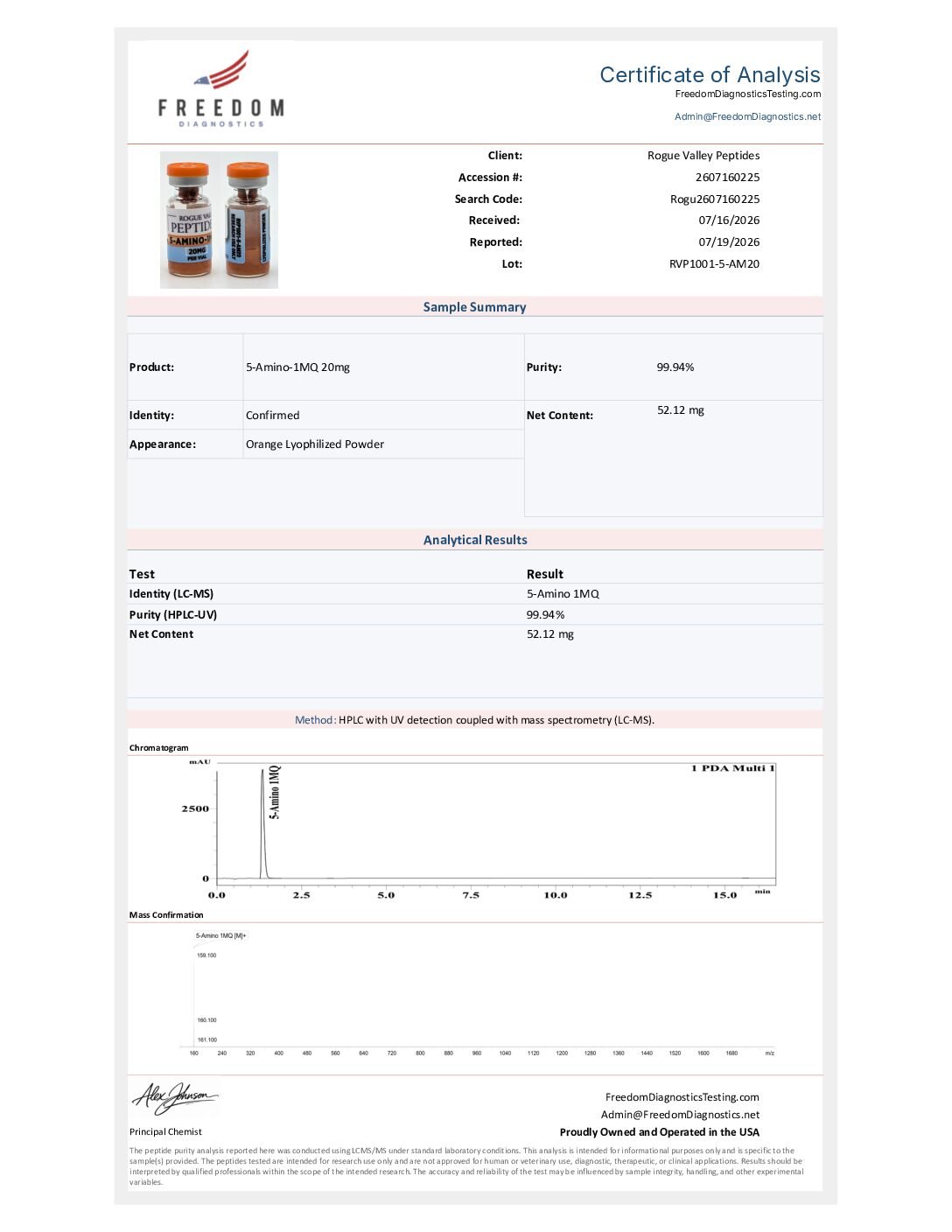 5-AMINO-1MQ 20MG - Image 2